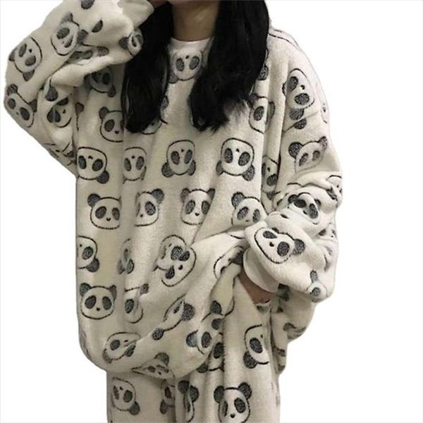 autumn winter cartoon printed womens sleepwears flannel pajamas set 2 pieces suits sleepwear long sleeve warm thicken loungewear, Black;red
autumn winter cartoon printed womens sleepwears flannel pajamas set 2 pieces suits sleepwear long sleeve warm thicken loungewear, Black;red