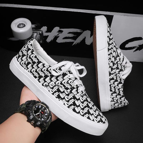70% off factory online four seasons new casual shoes three times vulcanized korean canvas board student single, Black
70% off factory online four seasons new casual shoes three times vulcanized korean canvas board student single, Black