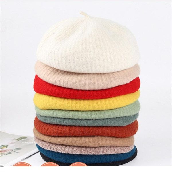 berets visrover 2021 12 colorway winter plain beret cashmere real wool solid color hat woman stripe cap gift wholesale, Blue;gray
berets visrover 2021 12 colorway winter plain beret cashmere real wool solid color hat woman stripe cap gift wholesale, Blue;gray