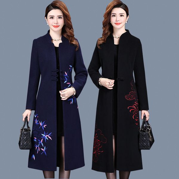 women's jackets plus size 5xl wool coat women's overcoat embroidery trench coats autumn winter long woolen jacket female oute b07z, Black;brown
women's jackets plus size 5xl wool coat women's overcoat embroidery trench coats autumn winter long woolen jacket female oute b07z, Black;brown