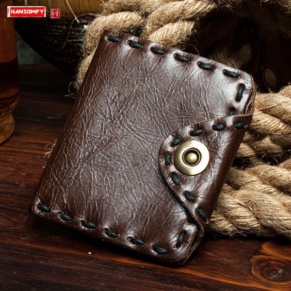 wallets vintage cowhide leather purses men wallet male card holder short buckle thick stitch business bag casual, Red;black
wallets vintage cowhide leather purses men wallet male card holder short buckle thick stitch business bag casual, Red;black