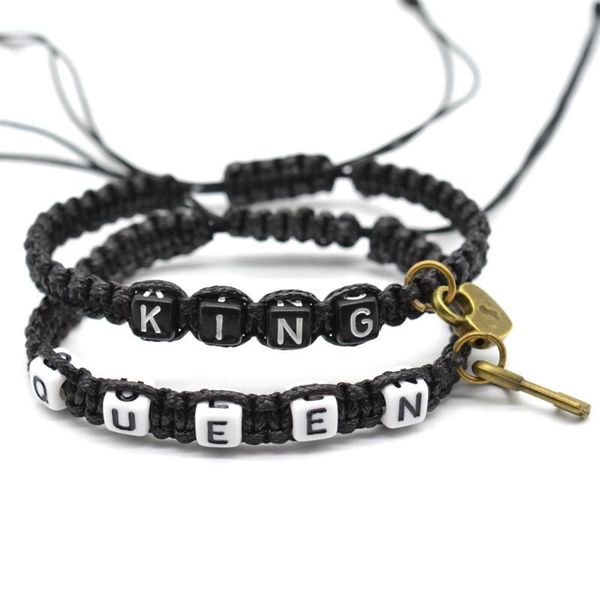 charm bracelets fashion king queen lock key handmade set for men woman wristbands, Golden;silver
charm bracelets fashion king queen lock key handmade set for men woman wristbands, Golden;silver
