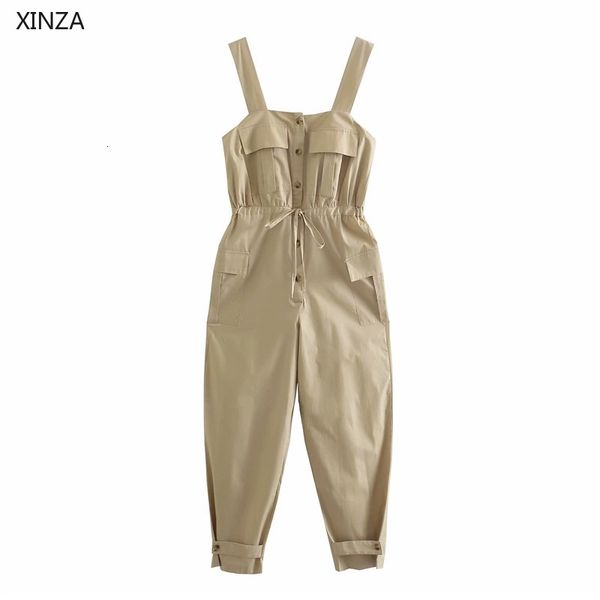 women's jumpsuits & rompers women cargo summer jumpsuit sleeveless wide straps adjustable drawstring vintage playsuits woman elas, Black;white
women's jumpsuits & rompers women cargo summer jumpsuit sleeveless wide straps adjustable drawstring vintage playsuits woman elas, Black;white