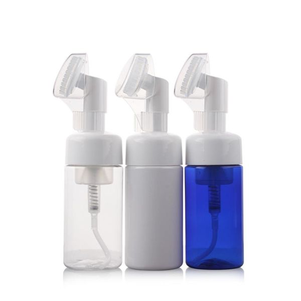100ml transparent/blue/white foaming bottle with silicon foam brush for massage/cleaning/mousse /facial foam skin care packing
100ml transparent/blue/white foaming bottle with silicon foam brush for massage/cleaning/mousse /facial foam skin care packing