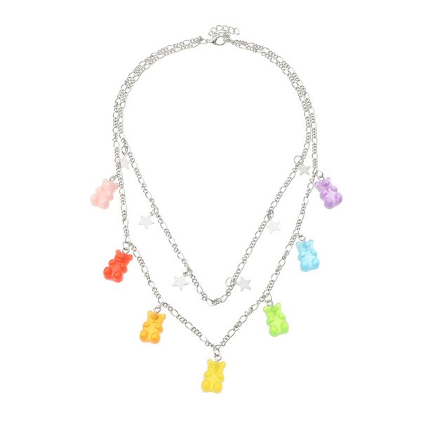 necklace candy color bear cub pendants sweater chain lovely trend desingner necklace new wholesale, Silver
necklace candy color bear cub pendants sweater chain lovely trend desingner necklace new wholesale, Silver