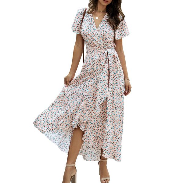 casual dresses elegant 2021 fashion women short sleeve dress with ruffle decoration irregular hem adjustable belt summer clothing, Black;gray
casual dresses elegant 2021 fashion women short sleeve dress with ruffle decoration irregular hem adjustable belt summer clothing, Black;gray