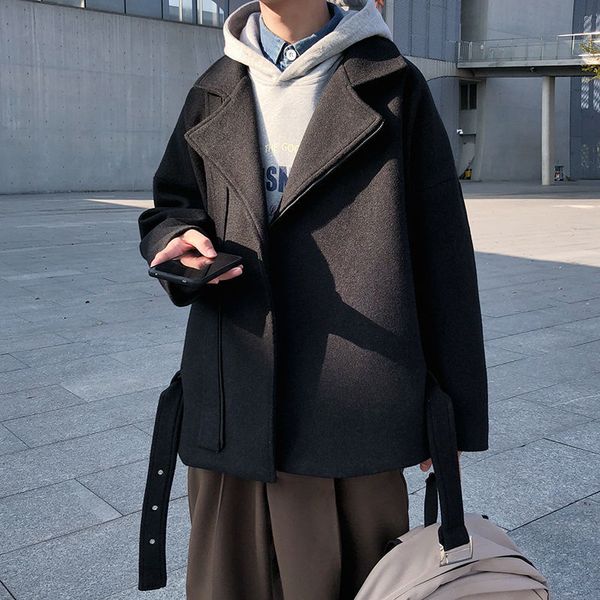 2021 new winter men's fashions snowcoat loose mix cashmere wool trench coats lapel collar young parkas m-2xl f56r, Black
2021 new winter men's fashions snowcoat loose mix cashmere wool trench coats lapel collar young parkas m-2xl f56r, Black
