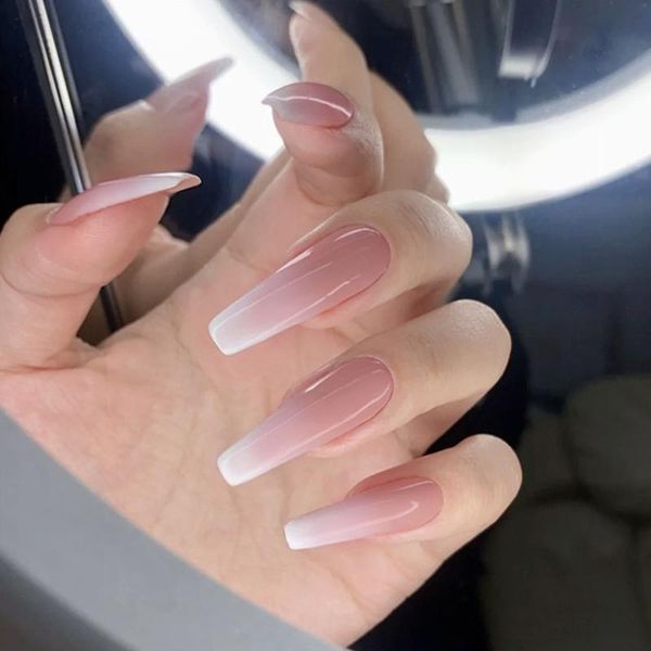 false nails 24pcs fake press on ballet powder gradients long paragraph fashion manicure save time wearable nail dl, Red;gold
false nails 24pcs fake press on ballet powder gradients long paragraph fashion manicure save time wearable nail dl, Red;gold