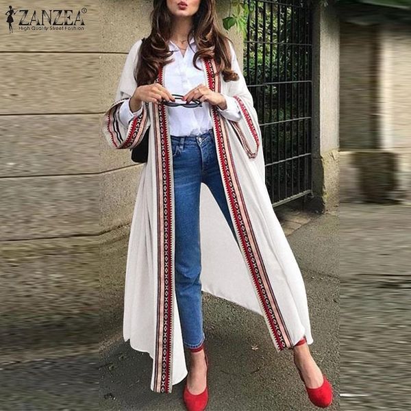 women's swimwear casual holiday loose long cardigan womens bohemian cover ups 2021 summer patchwork printed outwear zanzea sleeve beach, White;black
women's swimwear casual holiday loose long cardigan womens bohemian cover ups 2021 summer patchwork printed outwear zanzea sleeve beach, White;black
