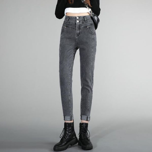 women's jeans denim high-waisted stretch women casual pretty loose feet old pants trousers, Blue
women's jeans denim high-waisted stretch women casual pretty loose feet old pants trousers, Blue