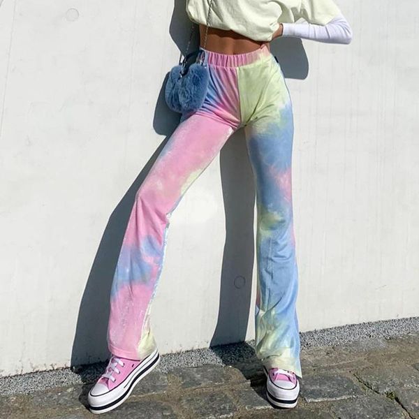 women's pants & capris puloru tie dyeing high waist flare women girls bell-bottoms trousers fashion elastic slim long streetwear, Black;white
women's pants & capris puloru tie dyeing high waist flare women girls bell-bottoms trousers fashion elastic slim long streetwear, Black;white
