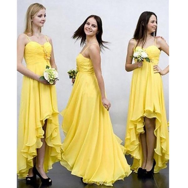 spaghetti a-line chiffon high low bridesmaids dresses pleated hi-lo formal honor of maid custom vestidos de bridesmaids prom gowns junior, White;pink
spaghetti a-line chiffon high low bridesmaids dresses pleated hi-lo formal honor of maid custom vestidos de bridesmaids prom gowns junior, White;pink