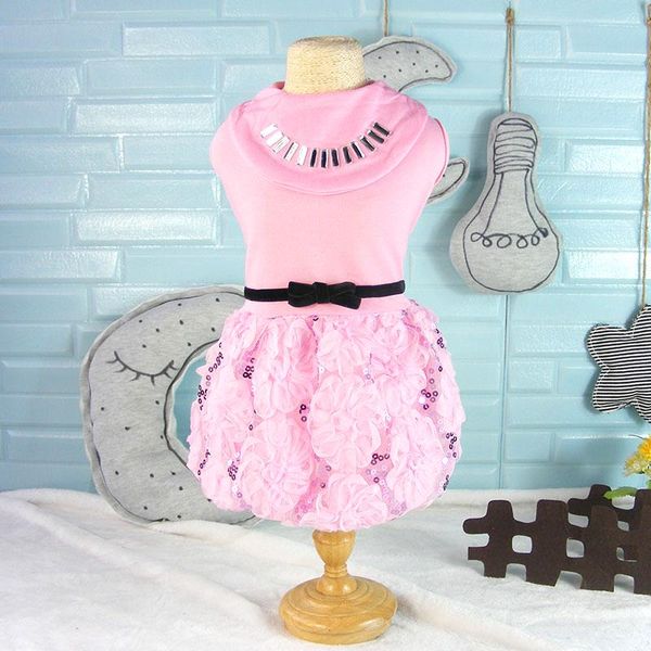 dog apparel spring bling dress flower pet puppy wedding dresses tutu skirt pink cat princess clothes for small medium
dog apparel spring bling dress flower pet puppy wedding dresses tutu skirt pink cat princess clothes for small medium