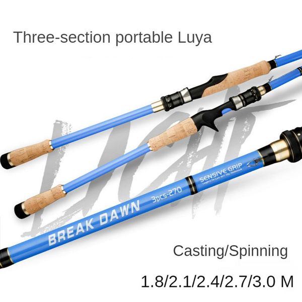 boat fishing rods diweini carbon long cast lure rod three-section 1.8m-3.0m portable casting/spinning tackle
boat fishing rods diweini carbon long cast lure rod three-section 1.8m-3.0m portable casting/spinning tackle