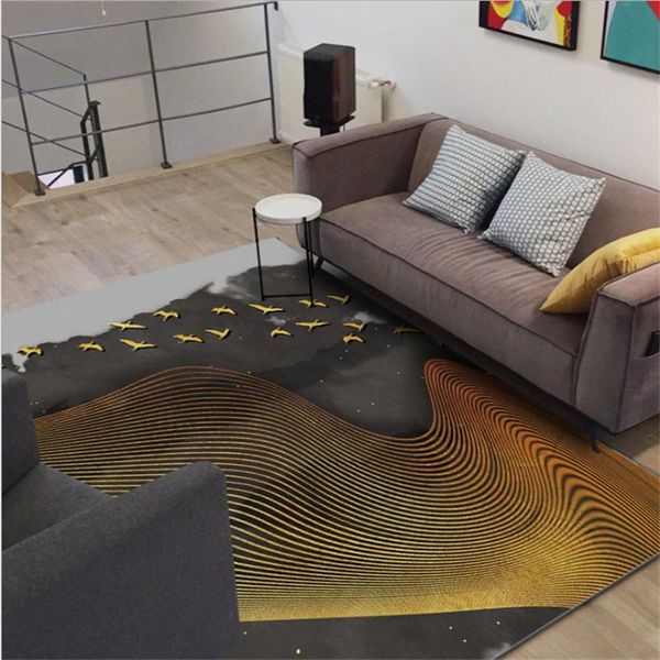 carpets european abstract golden line mountain bird carpet for living room coffee table area rugs silky and supple floor mats
carpets european abstract golden line mountain bird carpet for living room coffee table area rugs silky and supple floor mats