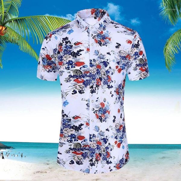 summer floral print shirt men casual short sleeve hawaiian loose turn-down collar male beach shirts camisas masculina men's, White;black
summer floral print shirt men casual short sleeve hawaiian loose turn-down collar male beach shirts camisas masculina men's, White;black