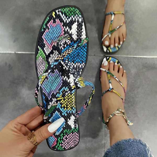slippers summer women outdoor trend snake pu leather narrow flat rubber sole casual fashion shoes ladies beach slides, Black
slippers summer women outdoor trend snake pu leather narrow flat rubber sole casual fashion shoes ladies beach slides, Black