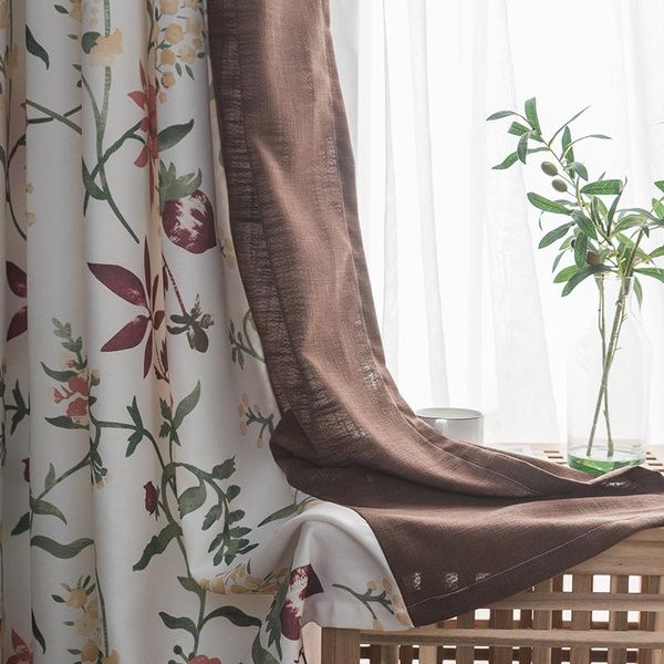 simple american country garden flower curtains living room bedroom study imitation jacquard cotton linen printed curtains custom
simple american country garden flower curtains living room bedroom study imitation jacquard cotton linen printed curtains custom