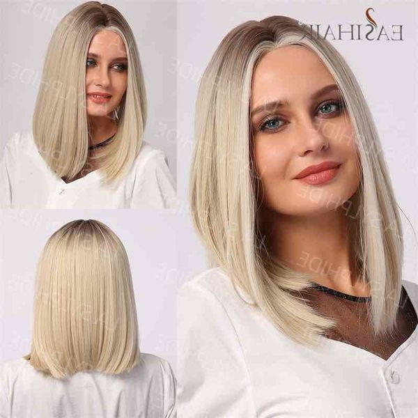 small woven forehead hand lace bobo head split brown gradient gold female wigs, Black
small woven forehead hand lace bobo head split brown gradient gold female wigs, Black