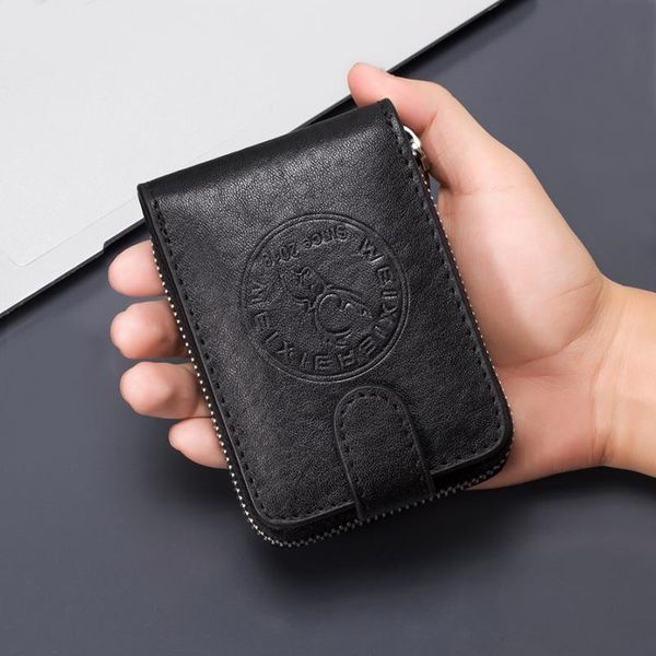 wallets men's wallet genuine leather holder men anti-theft zipper pocket thin casual soild with coin purses, Red;black
wallets men's wallet genuine leather holder men anti-theft zipper pocket thin casual soild with coin purses, Red;black