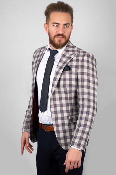 Purple-cream Men 's Luxury Blazer Coat Suit Jacket Tight-fitting Mould Patterned Fabric Four Seasons Business (lining None) Bk3i, White;black
Purple-cream Men 's Luxury Blazer Coat Suit Jacket Tight-fitting Mould Patterned Fabric Four Seasons Business (lining None) Bk3i, White;black