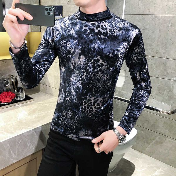 3d tiger print t shirt men autumn winter velvet warm t shirt half turtleneck slim fit t-shirt streetwear casual tees camisas 210527, White;black
3d tiger print t shirt men autumn winter velvet warm t shirt half turtleneck slim fit t-shirt streetwear casual tees camisas 210527, White;black