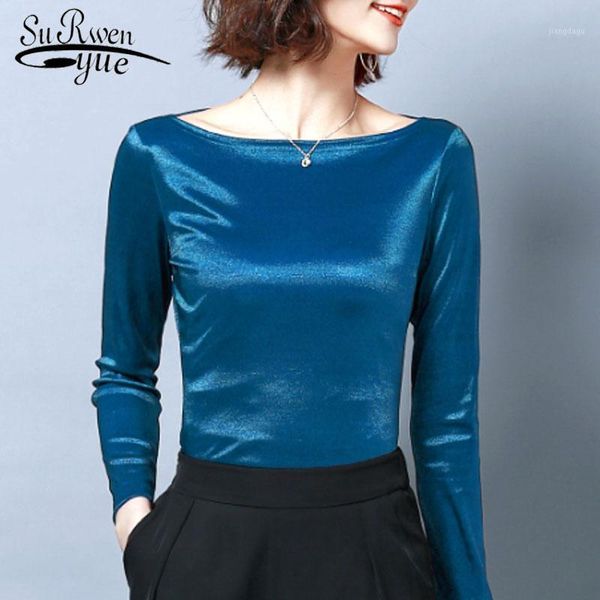 autumn fashion women blouses casual solid elegant clothing long sleeve slash neck and 5478 50 women's & shirts, White
autumn fashion women blouses casual solid elegant clothing long sleeve slash neck and 5478 50 women's & shirts, White