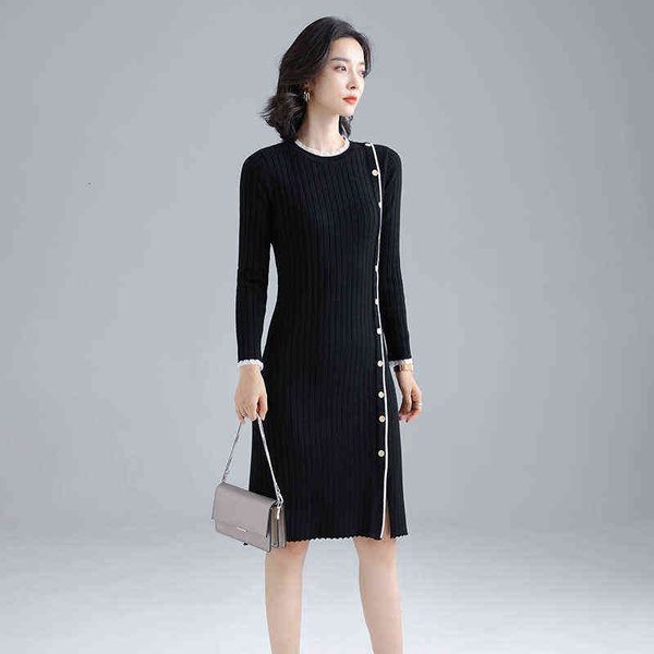 casual dresses autumn and winter round neck pullover knitted 2022 fit slim long sleeve women's wooden ear edge bottomed skirt, Black;gray
casual dresses autumn and winter round neck pullover knitted 2022 fit slim long sleeve women's wooden ear edge bottomed skirt, Black;gray