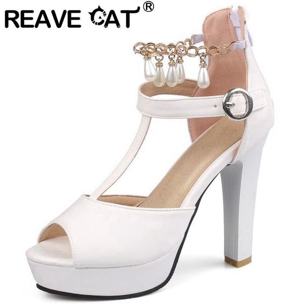 dress shoes reave cat 2021 women pumps peep toe 10cm high block heels buckle zip pearl stylish big size 32-45 casual date a3842, Black
dress shoes reave cat 2021 women pumps peep toe 10cm high block heels buckle zip pearl stylish big size 32-45 casual date a3842, Black