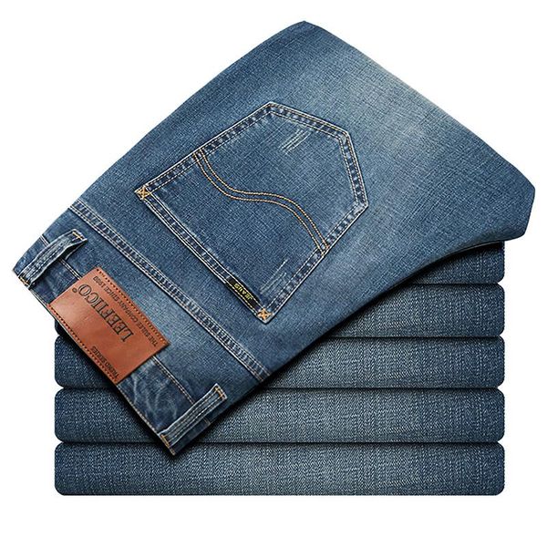 men's jeans autumn winter thicken classic 2021 business fashion stretch denim trousers male black light blue brand pants
men's jeans autumn winter thicken classic 2021 business fashion stretch denim trousers male black light blue brand pants