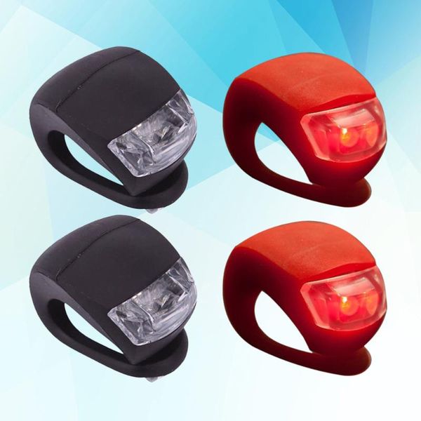 bike lights 4pcs cycling silicone head front rear wheel safety light lamp set bright waterproof accessorie(2 black and 2 red)
bike lights 4pcs cycling silicone head front rear wheel safety light lamp set bright waterproof accessorie(2 black and 2 red)