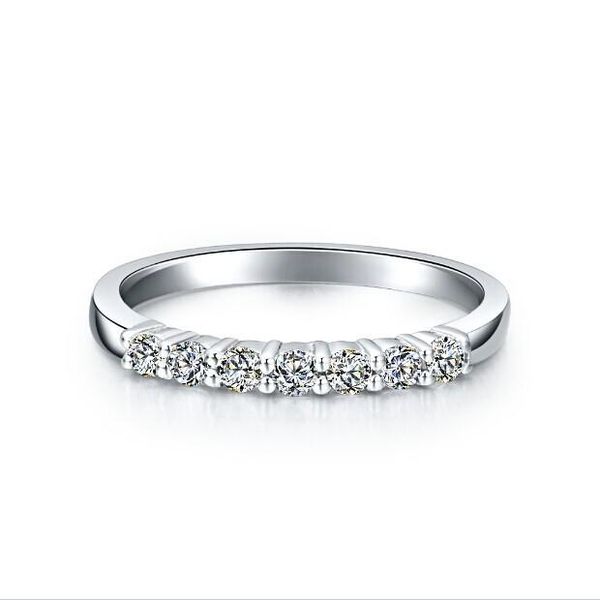 cluster rings genuine 14k white gold seven stones band test positive 0.7ct moissanite wedding ring great design forever, Golden;silver
cluster rings genuine 14k white gold seven stones band test positive 0.7ct moissanite wedding ring great design forever, Golden;silver