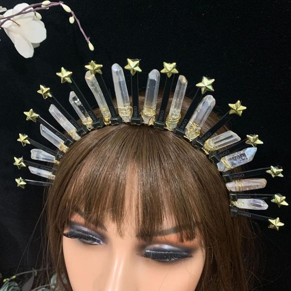 hair clips & barrettes crown goddess raw crystal headband wicca shining stars accessories wedding holiday charm gift, Golden;silver
hair clips & barrettes crown goddess raw crystal headband wicca shining stars accessories wedding holiday charm gift, Golden;silver
