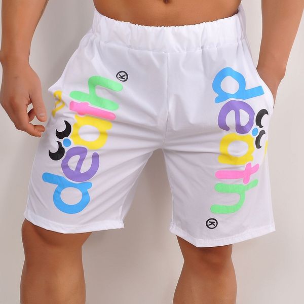 european and american new summer muscle brothers running sports mens shorts stretch loose fashion trend five-point pantsm-xxl s, White;black
european and american new summer muscle brothers running sports mens shorts stretch loose fashion trend five-point pantsm-xxl s, White;black