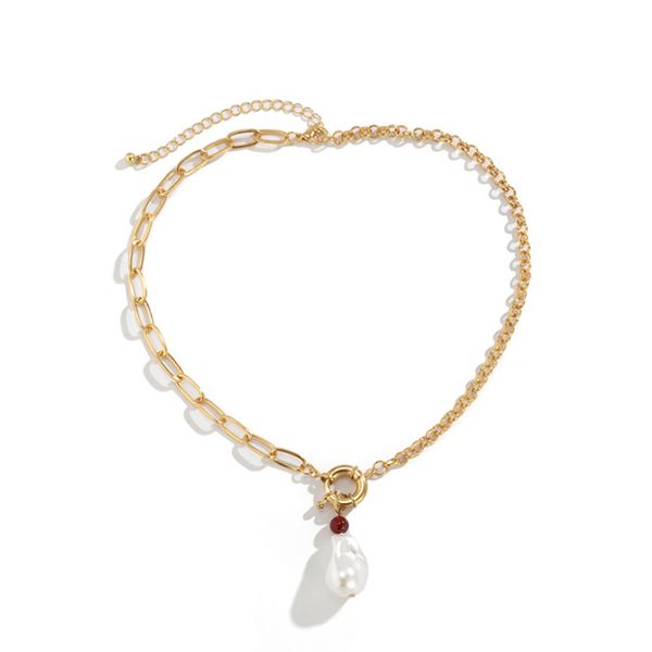 yamog baroque imitation pearl pendant necklaces women agate alloy thick circle clavicle chains european single party dress wear neck jewelry, Silver
yamog baroque imitation pearl pendant necklaces women agate alloy thick circle clavicle chains european single party dress wear neck jewelry, Silver
