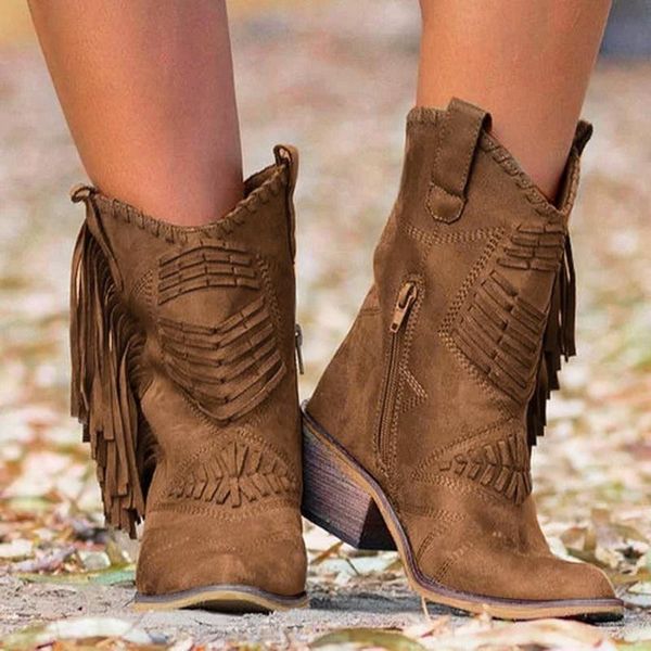 boots classic tassel western cowboy women leather cowgirl short ankle female low heels shoes winter zapatos de mujer, Black
boots classic tassel western cowboy women leather cowgirl short ankle female low heels shoes winter zapatos de mujer, Black
