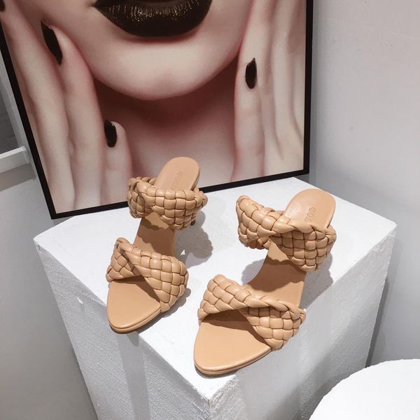 brand design ladies slipper sandals women handmade weave open toe slip on slides thin heels party dress sandal big size 35-42, Black
brand design ladies slipper sandals women handmade weave open toe slip on slides thin heels party dress sandal big size 35-42, Black