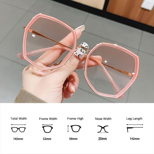 1pcs fashion polygon gradient women sunglasses vintage irregular big frame eyewear trending ladies shades pink sun glasses uv400, White;black
1pcs fashion polygon gradient women sunglasses vintage irregular big frame eyewear trending ladies shades pink sun glasses uv400, White;black