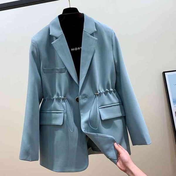 women's suits & blazers blazer de amarrar feminino, jaqueta slim botão único, casual, primavera, com cordão bmaa, White;black
women's suits & blazers blazer de amarrar feminino, jaqueta slim botão único, casual, primavera, com cordão bmaa, White;black