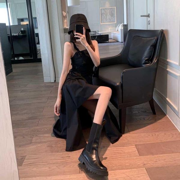 casual dresses japanese suspenders gothic punk style black bandage dress sleeveless slim harajuku women streetwear irregular sundress, Black;gray
casual dresses japanese suspenders gothic punk style black bandage dress sleeveless slim harajuku women streetwear irregular sundress, Black;gray