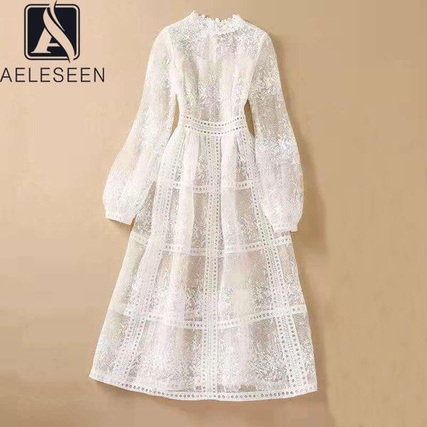 casual dresses aeleseen runway fashion spring autumn lace dress full-lenght lentern sleeve flower embroidery hollow out long white, Black;gray
casual dresses aeleseen runway fashion spring autumn lace dress full-lenght lentern sleeve flower embroidery hollow out long white, Black;gray