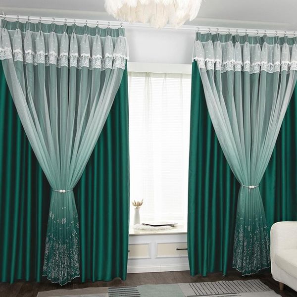 curtain & drapes luxury double layer blackout curtains for living room bedroom thicken retro green window panel gray home blinds
curtain & drapes luxury double layer blackout curtains for living room bedroom thicken retro green window panel gray home blinds