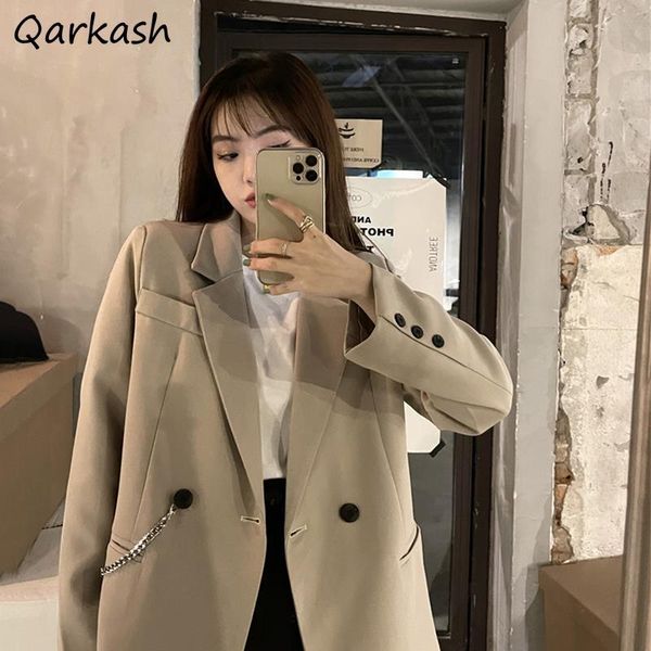 women's suits & blazers women minimalist stylish solid korean style spring loose outerwear ulzzang daily elegant office lady long sleev, White;black
women's suits & blazers women minimalist stylish solid korean style spring loose outerwear ulzzang daily elegant office lady long sleev, White;black