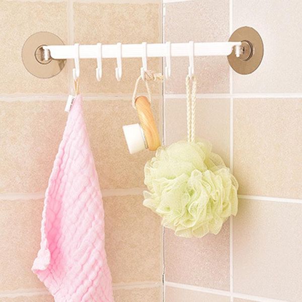 hooks & rails 6 even row of strong adhesive hook kitchen wall hanging, creative bathroom nail-seamless rack hanger shelves
hooks & rails 6 even row of strong adhesive hook kitchen wall hanging, creative bathroom nail-seamless rack hanger shelves