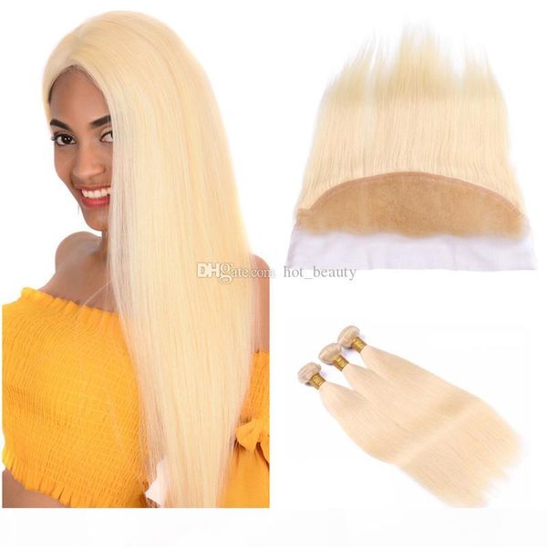 virgin peruvian blonde human hair bundles deals 3pcs with 13x4 lace frontal closure silky straight #613 bleach blonde virgin hair weft, Black
virgin peruvian blonde human hair bundles deals 3pcs with 13x4 lace frontal closure silky straight #613 bleach blonde virgin hair weft, Black
