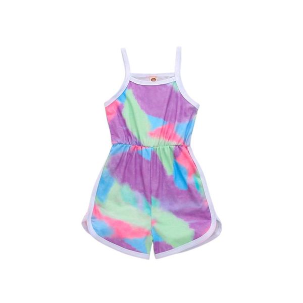 clothing sets girls casual overalls, purple tie-dyed printed pattern sleeveless boat neck tie-dye suspender jumpsuit, White
clothing sets girls casual overalls, purple tie-dyed printed pattern sleeveless boat neck tie-dye suspender jumpsuit, White