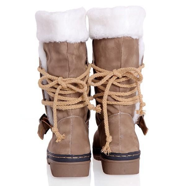 boots fashion women's autumn and winter large size snow boot thick bottom thick-heeled wild wool warm cotton shoes, Black
boots fashion women's autumn and winter large size snow boot thick bottom thick-heeled wild wool warm cotton shoes, Black