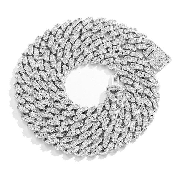 chains hip hop claw set 5a+ cz stone bling iced out 8mm solid round cuban curb miami link chain necklaces for men rapper jewelry gift, Silver
chains hip hop claw set 5a+ cz stone bling iced out 8mm solid round cuban curb miami link chain necklaces for men rapper jewelry gift, Silver