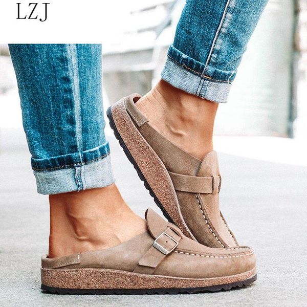 women retro sandals 2021 summer slip on casual comfy leather buckle suede ladies flat shoes 35-43 soft female flat slipper shoes, Black
women retro sandals 2021 summer slip on casual comfy leather buckle suede ladies flat shoes 35-43 soft female flat slipper shoes, Black