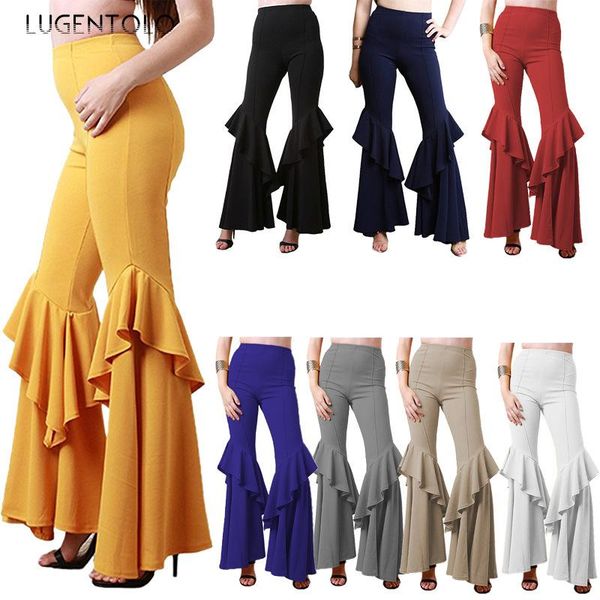 women's pants & capris women dance autumn solid elastic high waist boot cut fashion female street casual long, Black;white
women's pants & capris women dance autumn solid elastic high waist boot cut fashion female street casual long, Black;white